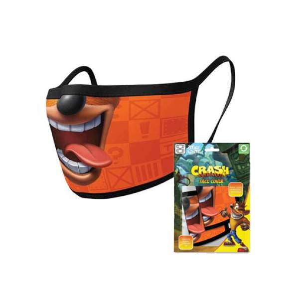Crash Bandicoot Face Mask