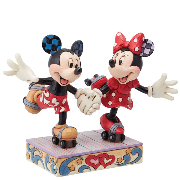 Mickey and Minnie Rollerskating A Sweet Skate