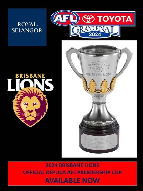 2024 Brisbane Lions Replica AFL Premiership Cup