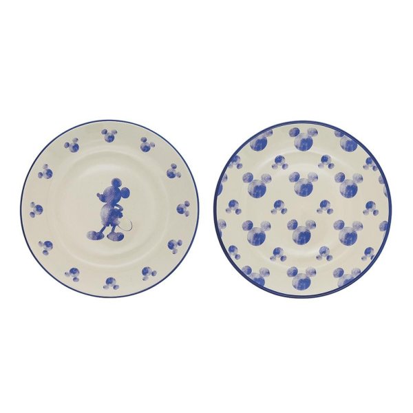 Disney Mono Mickey Side Plates Set of 2