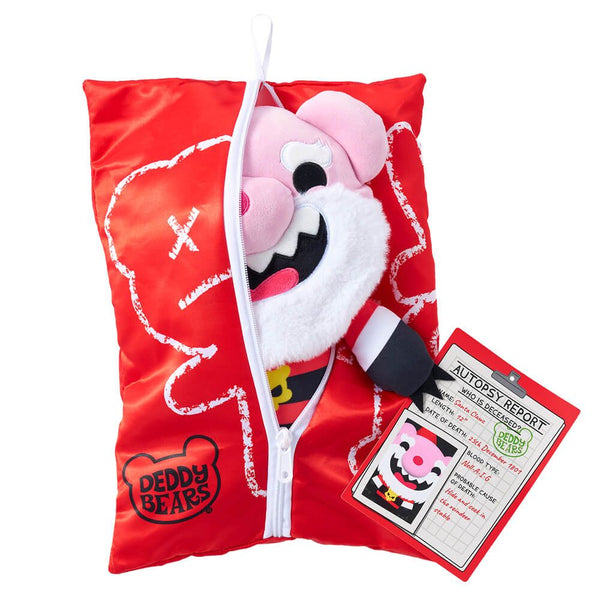 Deddy Bears Christmas Plush in Bag Santa Clawz