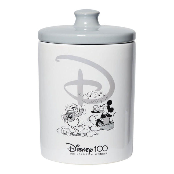 Disney 100 Logo Mickey & Donald Duck Canister Medium