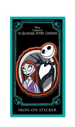 The Nightmare Before Christmas Jack & Sally Iron-On Patch