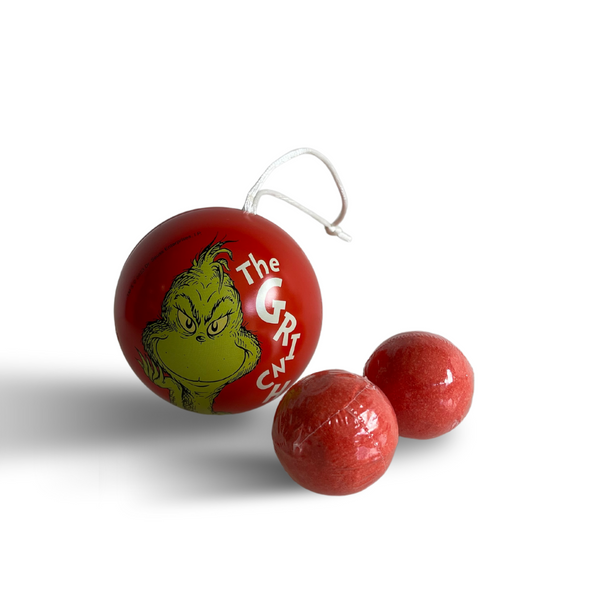 The Grinch Tin Bauble Bath Bomb Set