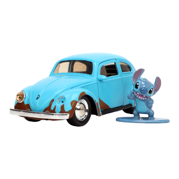 Lilo & Stitch VW Beetle 1:32 Scale with Stitch MetalFig