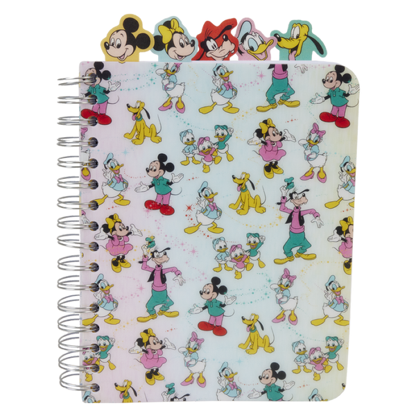 D100 Mickey & Friends Classic Stationary Spiral Tab Journal