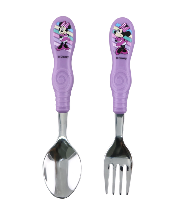 Minnie Mouse 2pc Stainless Steel Cutlery Set