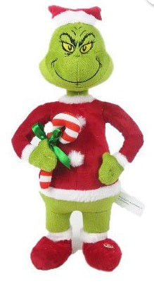 Happy Shuffle Grinch with Candy Cane
