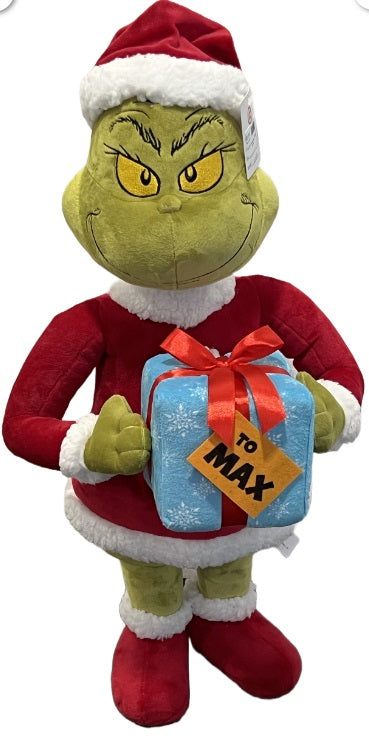 The Grinch Door Greeter with Max Gift