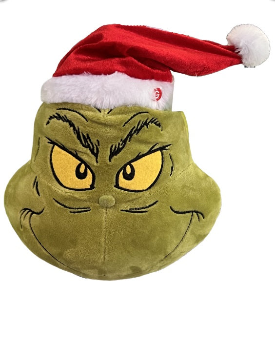 Animated Hanging Grinch Head