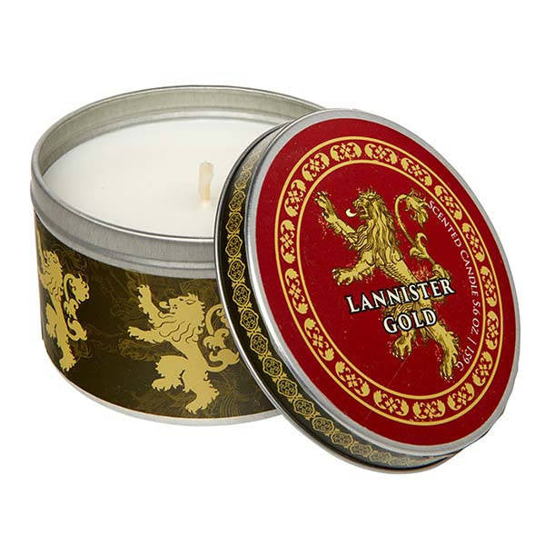 House Lannister Scented Candle Tin