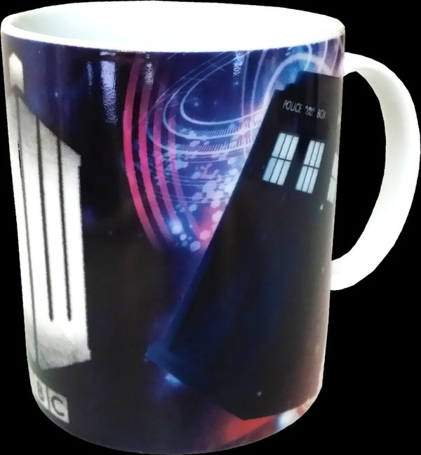 Dr Who Tardis and Insignia Logo Mug