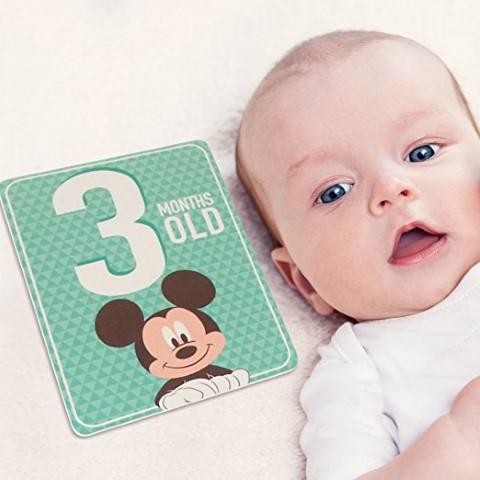 Disney Baby Boys Mickey Mouse Milestone Photo Sharing Cards