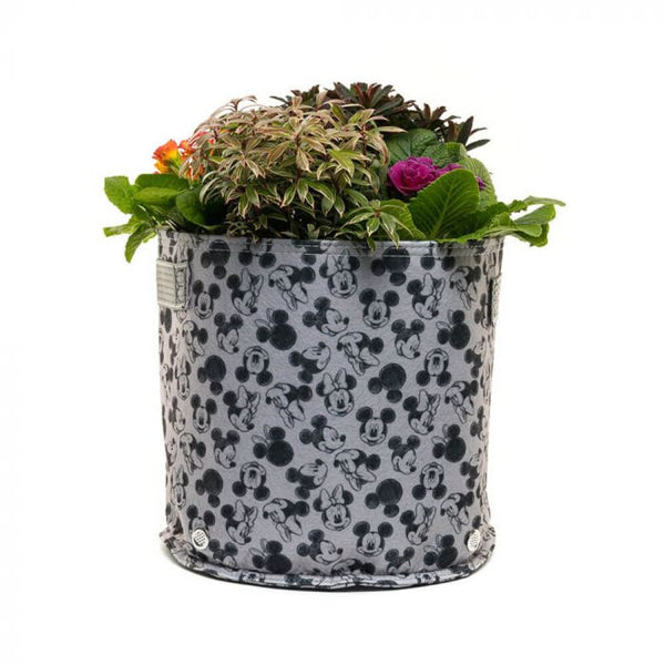 Mickey and Minnie Mouse Small Grey Fabric Eco Pot