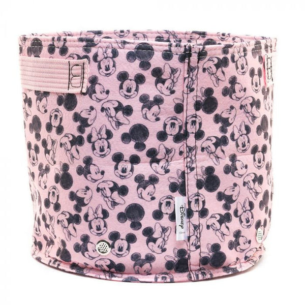 Mickey and Minnie Mouse Large Pink Fabric Eco Pot