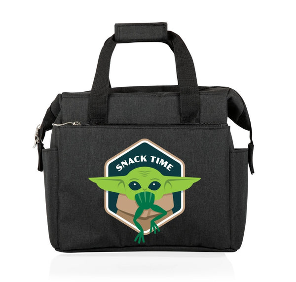 The Mandalorian Grogu Black On The Go Lunch Cooler Bag