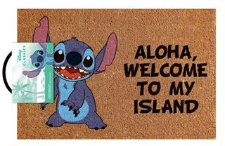 Lilo and Stitch Aloha Door Mat