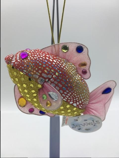 Ocean  Fish  Pink Gold