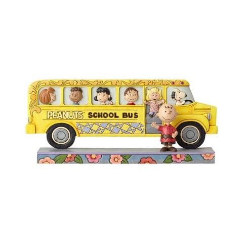 Peanuts School Bus  School Bus Buddies  Jim Shore Peanuts