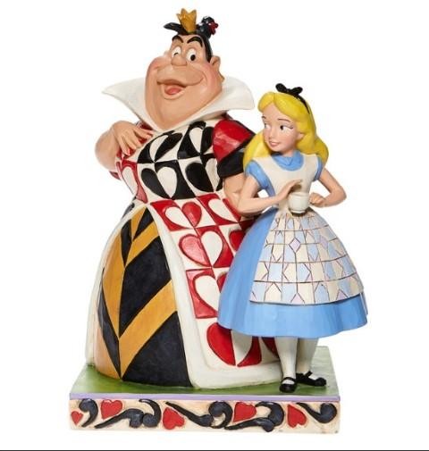 Alice and Queen of Hearts