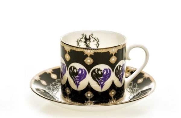 Sleeping Beauty Maleficent Cup and Saucer Tea Set