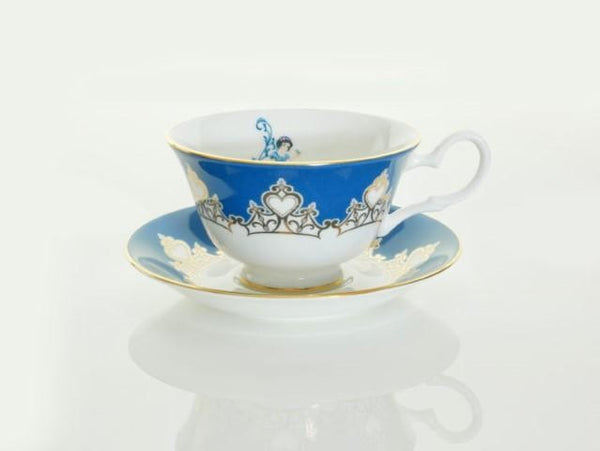 Snow White Cup and Saucer Tea Set
