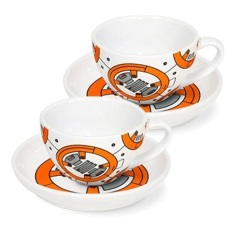 Star Wars - BB8 Set of 2 Teacups and Saucers
