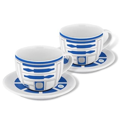 Star Wars - R2D2 Set of 2 Teacups and Saucers