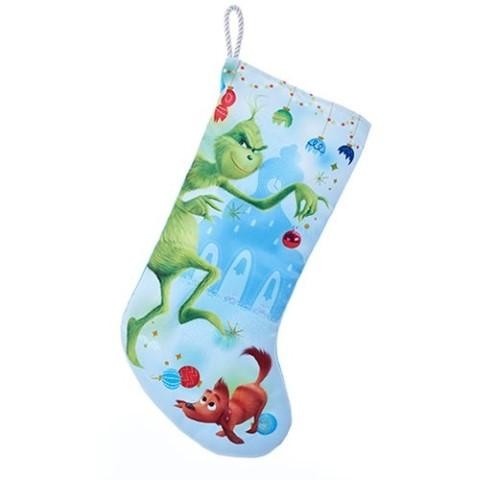 The Grinch Naughty Printed Stocking