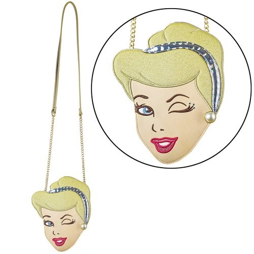 Cinderella Die Cut Wink Face Crossbody